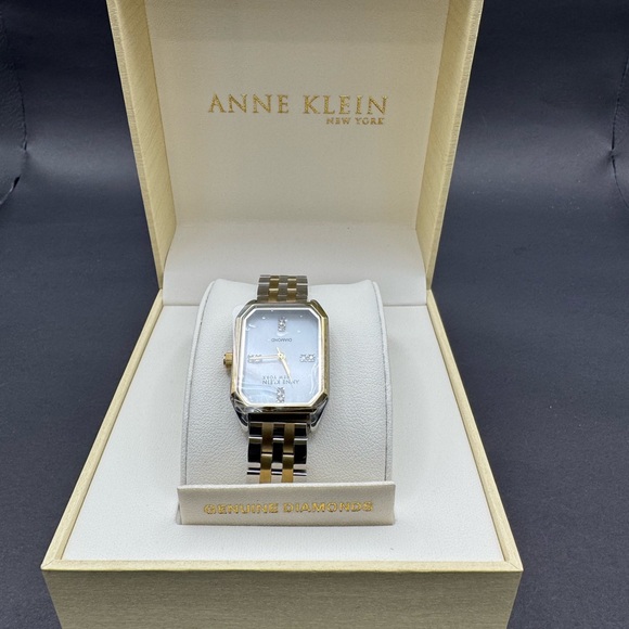 Anne Klein Two-Tone Gold and Silver Watch - Picture 1 of 7